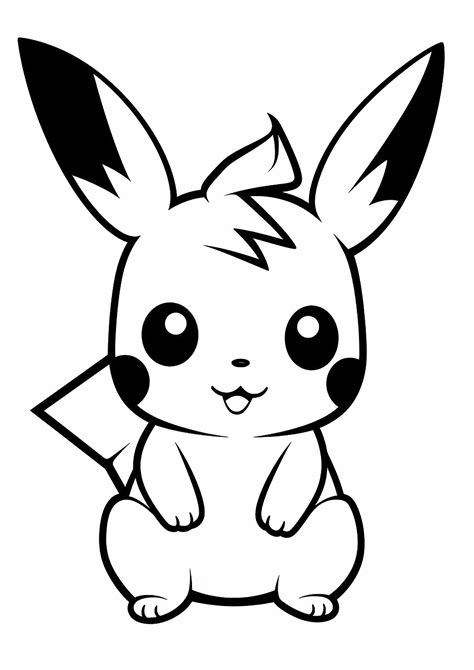 coloring pages pokemon pikachu|Pikachu Coloring Pages for Kids